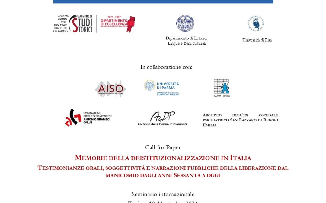 MEMORIE DELLA DEISTITUZIONALIZZAZIONE IN ITALIA